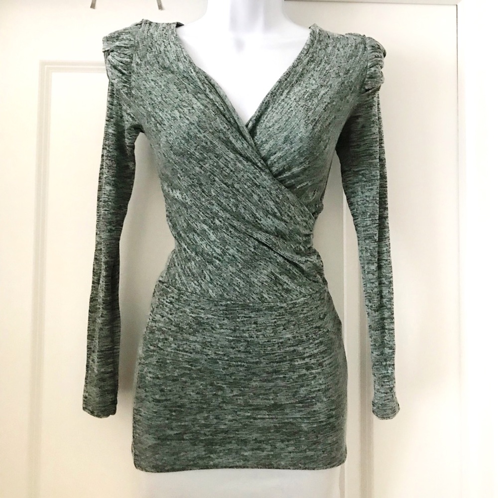Arden B faux wrap top